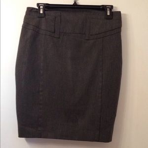 Express gray pencil skirt